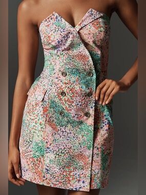 Maeve Blazer Shift Mini Dress